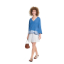 Naaipatroon blouse, Burda 5776 Nl/Dui/En/Fr