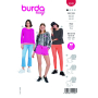 Naaipatroon blouse, Burda 5849 Nl/Dui/En/Fr