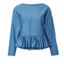 Naaipatroon blouse , Burda 5856, Dui/En/Fr
