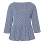Naaipatroon blouse , Burda 5856, Dui/En/Fr