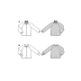 Naaipatroon blouse, Burda 5862, Nl/Dui/En/Fr