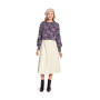 Naaipatroon blouse, Burda 5862, Nl/Dui/En/Fr