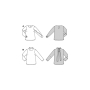 Naaipatroon blouse, Burda 5878, Nl/Dui/En/Fr
