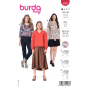 Naaipatroon blouse, Burda 5924, Nl/Dui/En/Fr