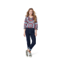 Naaipatroon blouse, Burda 5924, Nl/Dui/En/Fr