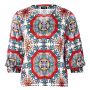 Naaipatroon blouse, Burda 5924, Nl/Dui/En/Fr
