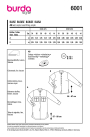 Pattern blouse, Burda 6001
