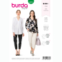 Naaipatroon bloes, Burda 6278, Dui/En/Fr