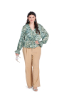 Naaipatroon blouse dames, Burda 5746, Nl/Dui/En/Fr