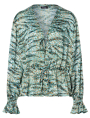 Naaipatroon blouse dames, Burda 5746, Nl/Dui/En/Fr