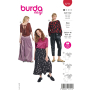 Naaipatroon Blouse Dames, Burda 5771, NL/GB/DE/FR