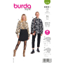 Naaipatroon Blouse Dames Burda 5775, NL/DE/GB/FR