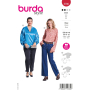 Naaipatroon Blouse Dames, Burda 5780, NL/GB/DE/FR