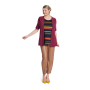 Naaipatroon blouse en jurk, Burda 5818, Nl/Dui/En/Fr