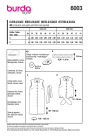 Schnittmuster Bluse und Kleid, Burda 6003