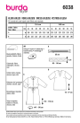 Pattern blouse and dress, Burda 6038