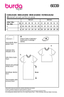 Pattern blouse en jurk, Burda 6039