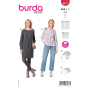Pattern blouse en jurk, Burda 6077
