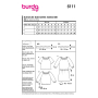 Pattern blouse en jurk, Burda 6111