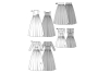 Patron Burda 6776 Robe de mariée, en français
