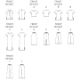 Naaipatroon Butterick 3039 combinatie, maat 48- 52, Dui/En