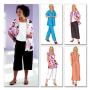 Naaipatroon Butterick 3039 combinatie, maat 54- 58, Dui/En