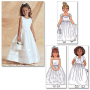 Patron Butterick 3351 robe enfant, taille 92-104, en français