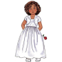 Patron Butterick 3351 robe enfant, taille 92-104, en français