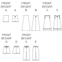 Patron Butterick 3860 combinaison fille, taille 128- 152, en français