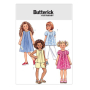Patron Butterick 4176 combinaison fille, taille 122-134, en français