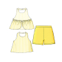 Patron Butterick 4503 combinaison fille, taille 92-116, en français
