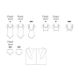 Patron Butterick 4526 collection de maillots de bain , taille 32-38, en français