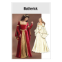 Patron Butterick 4571 robe historique, taille 32 - 38, en français