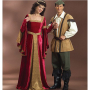 Patron Butterick 4571 robe historique, taille 40-46, en français