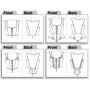 Naaipatroon Butterick 4669 historisch korset, maat 32-38, Dui/En/Fr