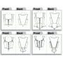 Naaipatroon Butterick 4669 historisch korset, maat 40-46, Dui/En/Fr