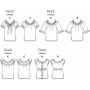 Patron Butterick 4685 t-shirt, taille 34-40, en français