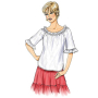 Patron Butterick 4685 t-shirt, taille 34-40, en français
