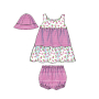 Patron Butterick 5017 combination bébé, onesize, en français