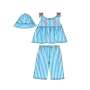 Patron Butterick 5017 combination bébé, onesize, en français