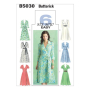 Patron Butterick 5030 robe, taille 34-40, en français
