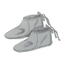 Patron Butterick 5233 chaussures historiques, Onesize, en français