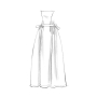 Patron Butterick 5509 combinaison historique, taille 34-44, en français