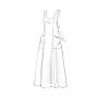 Patron Butterick 5509 combinaison historique, taille 34-44, en français
