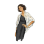 Naaipatroon Butterick 5529 Dames cardigan Size 32-40, Dui/En/Fr
