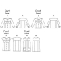 Patron Butterick 5616 veste, taille 40- 48, en français