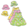 Pattern Butterick 5624 baby outfit, size 12-24M, En/Ger