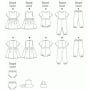 Pattern Butterick 5624 baby outfit, size 12-24M, En/Ger