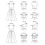 Patron Butterick 5708 robe rétro, taille 40-48, en français