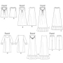 Naaipatroon Butterick 5792 nachkleding, Gr. 32-40, Dui/En/Fr